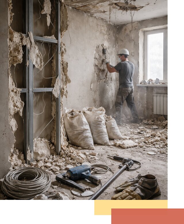 Профессиональный демонтаж зданий и конструкций в Зеленодольске