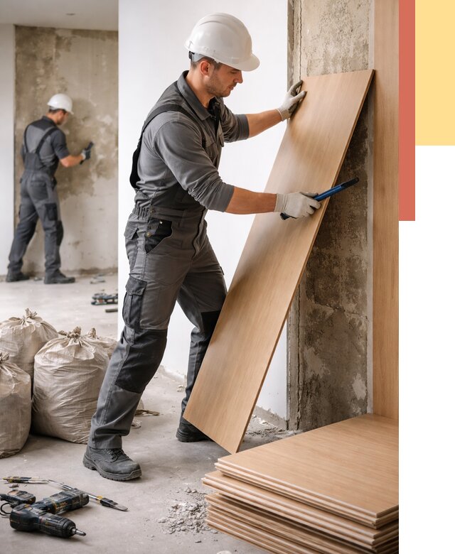 Демонтаж стеновых панелей в Зеленодольске от 3623 руб. за м² быстро и недорого | ОТДЕЛОЧНИК-Злн