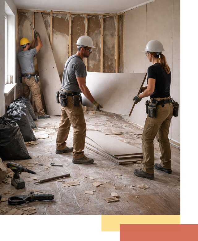 Демонтаж стеновых панелей в Зеленодольске быстро и аккуратно