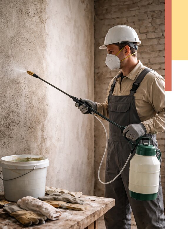 Антисептическая обработка стен в Зеленодольске от 1242 руб. — быстро и недорого | ОТДЕЛОЧНИК-Злн