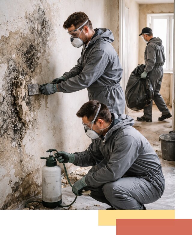 Удаление плесени со стен профессионально в Зеленодольске