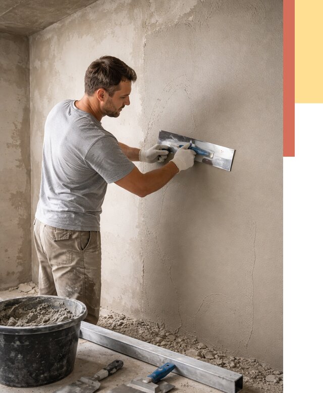 Штукатурка стен без маяков в Зеленодольске от 7452 руб/м2 — услуги и цена | ОТДЕЛОЧНИК-Злн