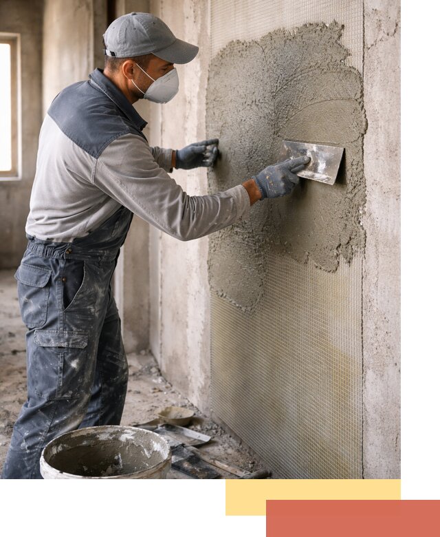 Штукатурка стен по сетке в Зеленодольске под ключ качественно и быстро