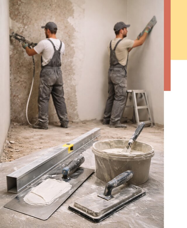 Штукатурка стен под обои в Зеленодольске от 4658 руб./м2 — выравнивание под обои | ОТДЕЛОЧНИК-Злн