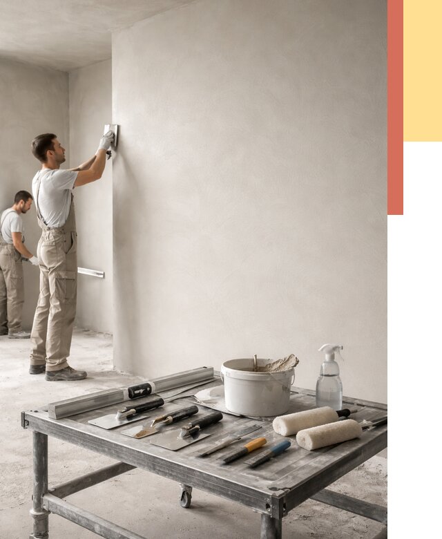 Штукатурка стен под покраску в Зеленодольске от 4658 руб./м² — качественно и недорого | ОТДЕЛОЧНИК-Злн