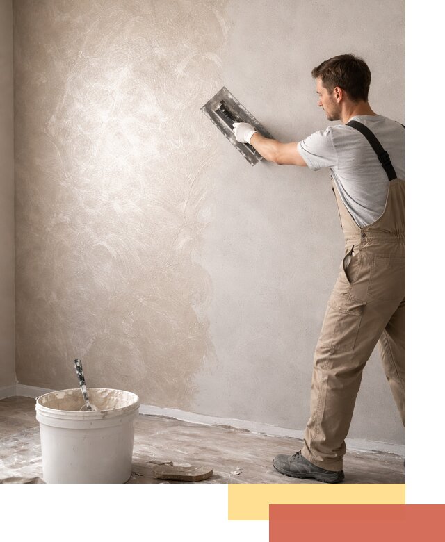 Декоративная штукатурка «Мокрый шелк» под ключ в Зеленодольске