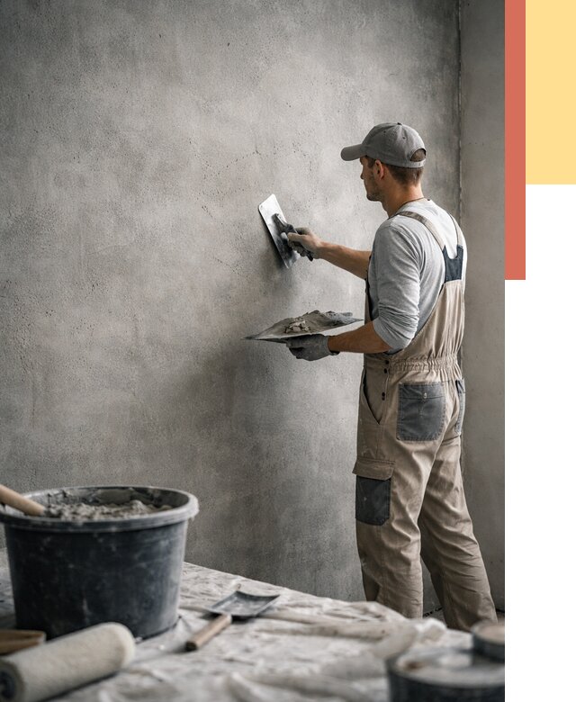 Декоративная штукатурка под бетон в Зеленодольске от 2588 руб./м² — нанесение под ключ | ОТДЕЛОЧНИК-Злн