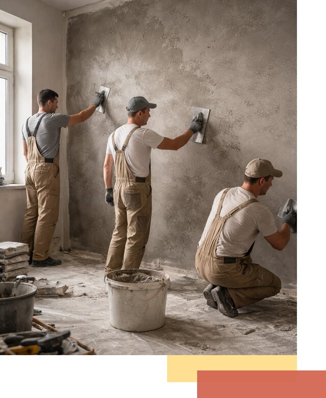 Декоративная штукатурка под бетон в Зеленодольске для стен и потолков