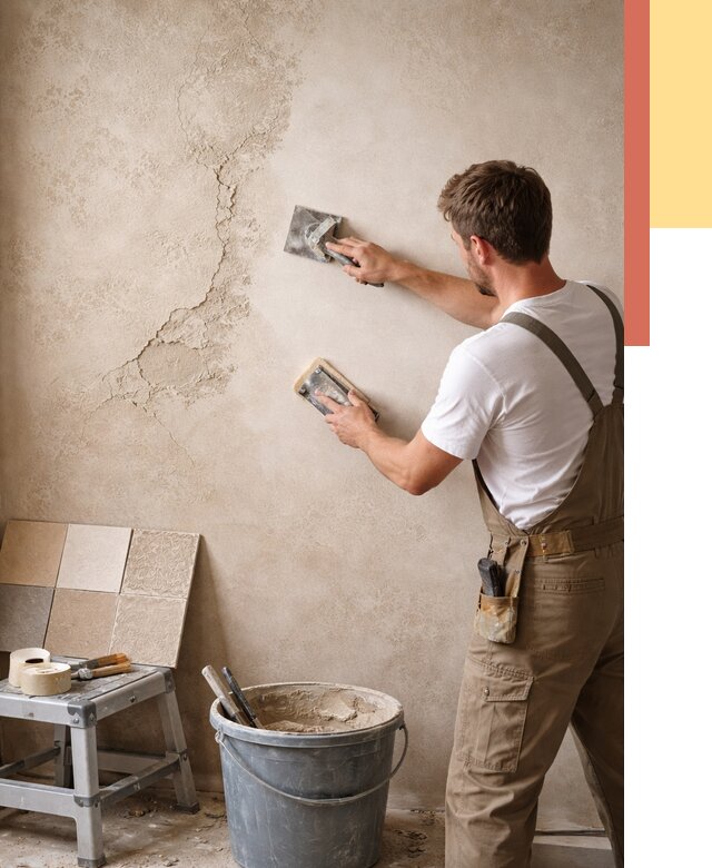 Ремонт декоративной штукатурки в Зеленодольске от 4658 руб. под ключ | ОТДЕЛОЧНИК-Злн