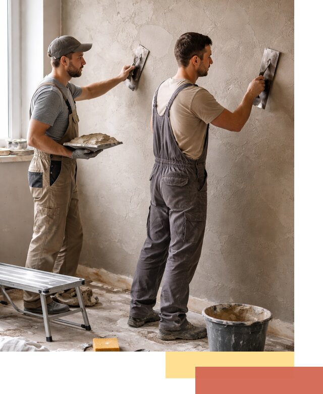 Ремонт декоративной штукатурки и восстановление фактуры в Зеленодольске