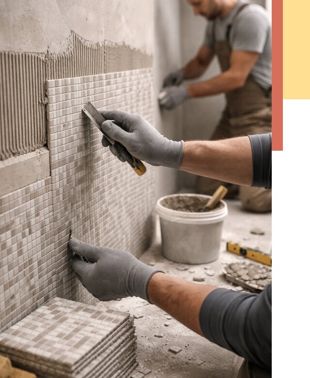 Облицовка стен мозаикой в Зеленодольске от 3312 руб/м2 — укладка мозаики на стены | ОТДЕЛОЧНИК-Злн