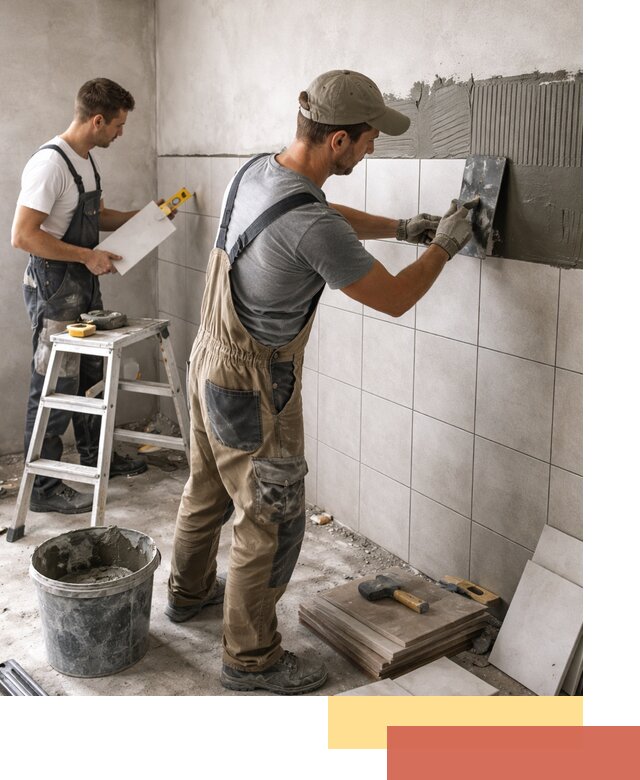 Укладка плитки на стены в Зеленодольске профессионально и надежно