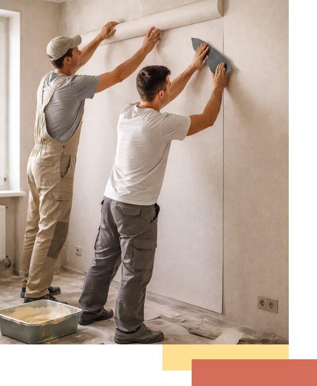 Поклейка виниловых обоев в Зеленодольске профессионально и качественно