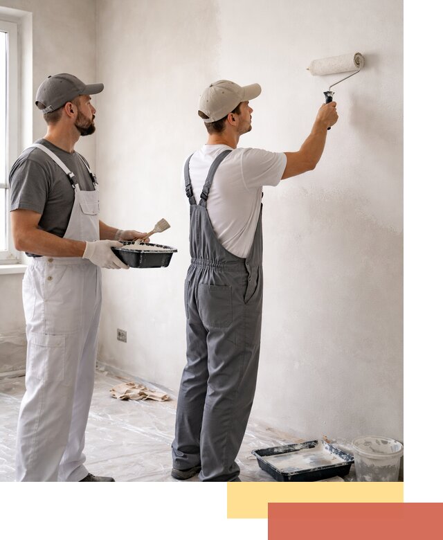 Покраска стен водоэмульсионной краской в Зеленодольске