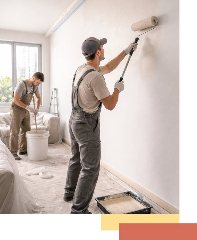 Покраска стен в офисе в Зеленодольске — быстрый и качественный ремонт