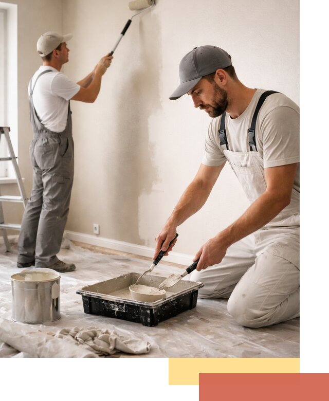 Покраска стен в квартире в Зеленодольске — профессионально и аккуратно