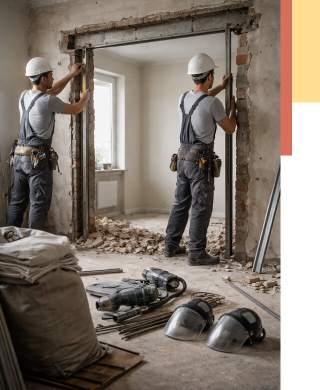 Расширение дверного проема в Зеленодольске от 12938 руб. под ключ | ОТДЕЛОЧНИК-Злн