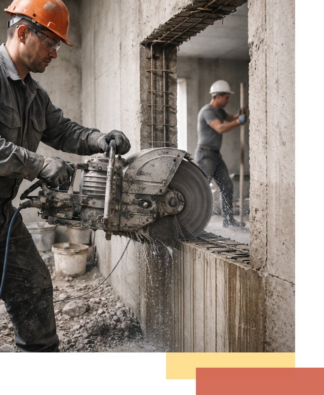 Алмазная резка проемов в Зеленодольске быстро и точно