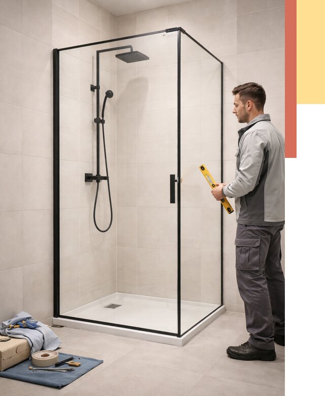 Стеклянные перегородки для душа в Зеленодольске от 12938 руб. | Монтаж под ключ — ОТДЕЛОЧНИК-Злн