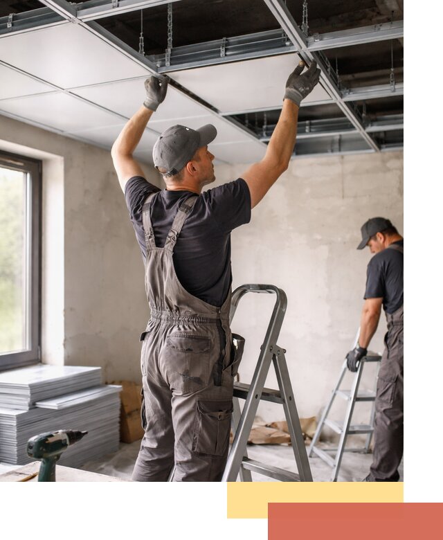 Монтаж кассетного потолка в Зеленодольске качественно и быстро