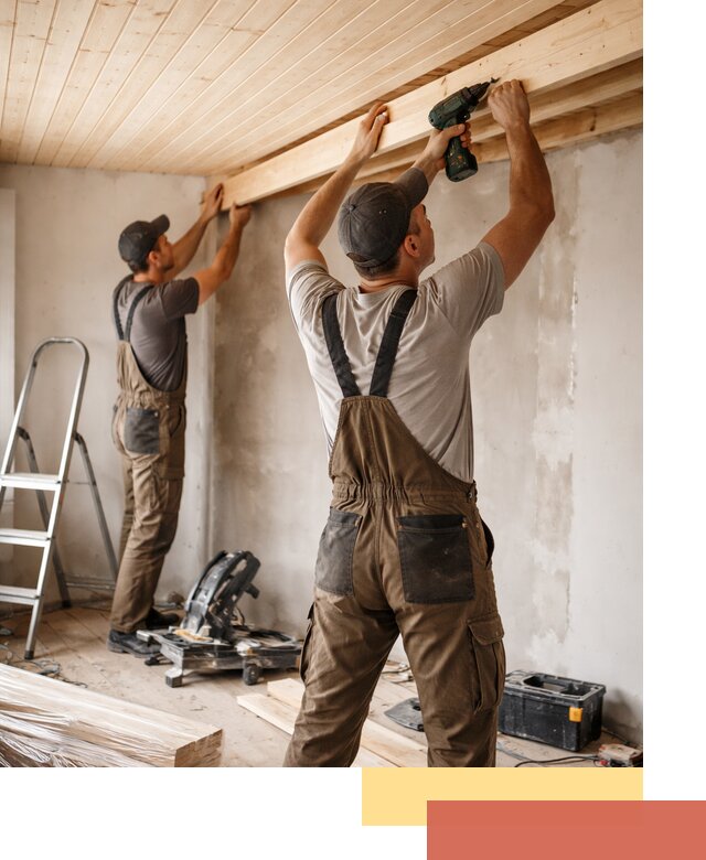 Монтаж потолка из вагонки в Зеленодольске профессионально и аккуратно