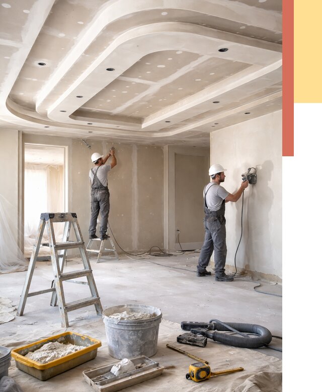 Многоуровневый потолок из гипсокартона в Зеленодольске от 776 руб. под ключ | ОТДЕЛОЧНИК-Злн