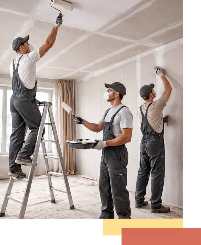 Покраска потолка из гипсокартона в Зеленодольске качественно и недорого